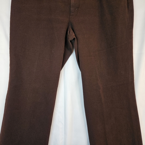 Lauren Ralph Lauren Brown Career Pant Sz 14 Business Workwear Durability Stretch - Picture 3 of 10